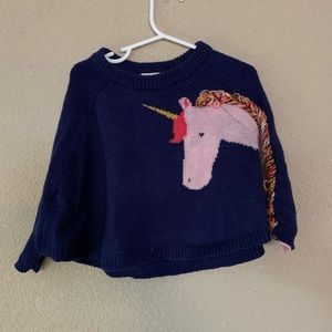 Unicorn sweater from cat and Jack
